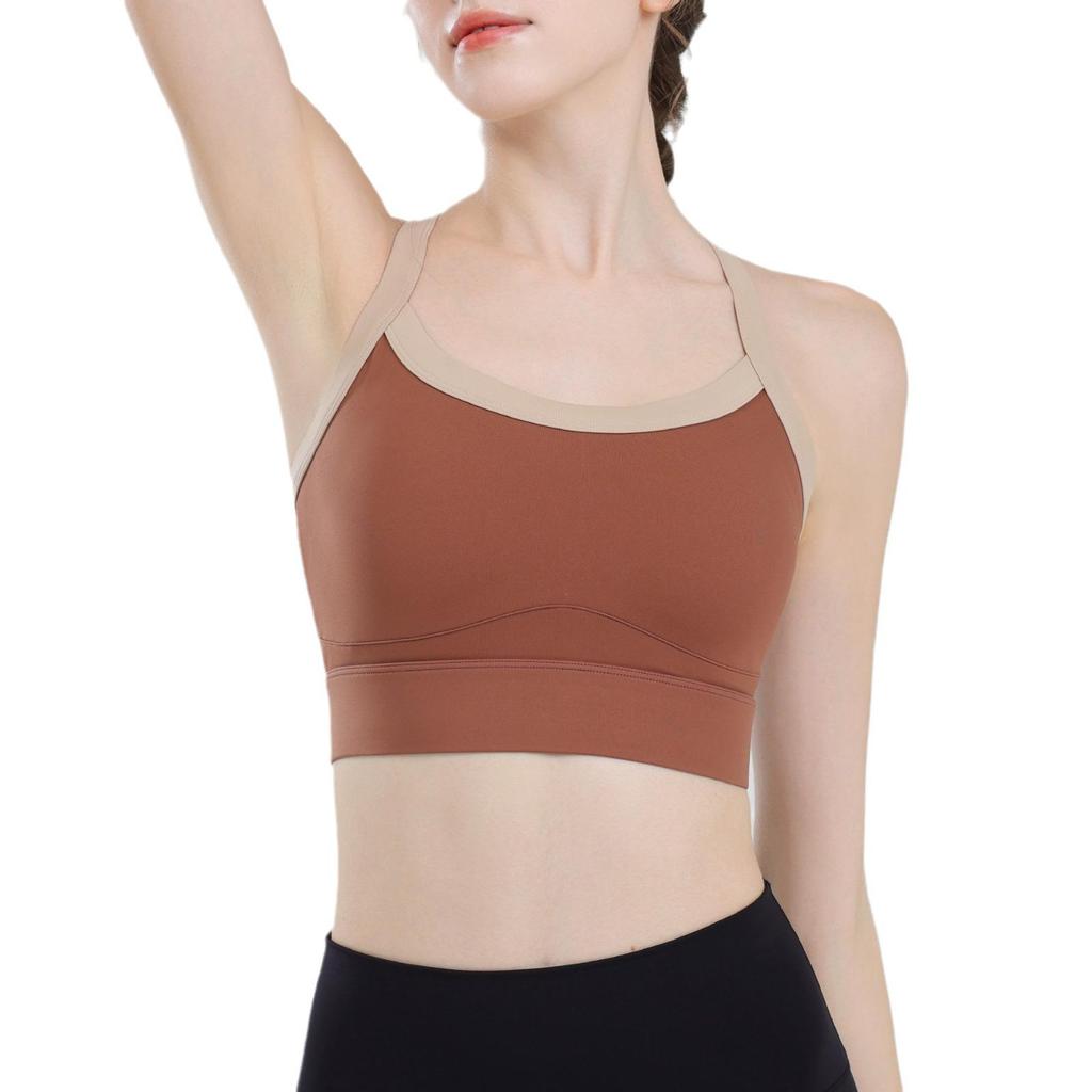 Shockproof Sleeveless Sports Bra: Quick-Dry Yoga Vest for Women