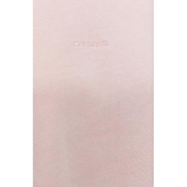 Carhartt WIP Solid Color Drop Shoulder Pullover Crew Neck Long Sleeve Sweatshirt Women Sweatshirt Pink I0345112P7GD