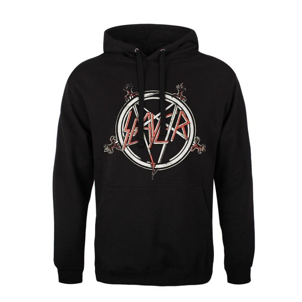 Slayer Unisex Yetişkin Pentagram Kazak Kapüşonlu Üst