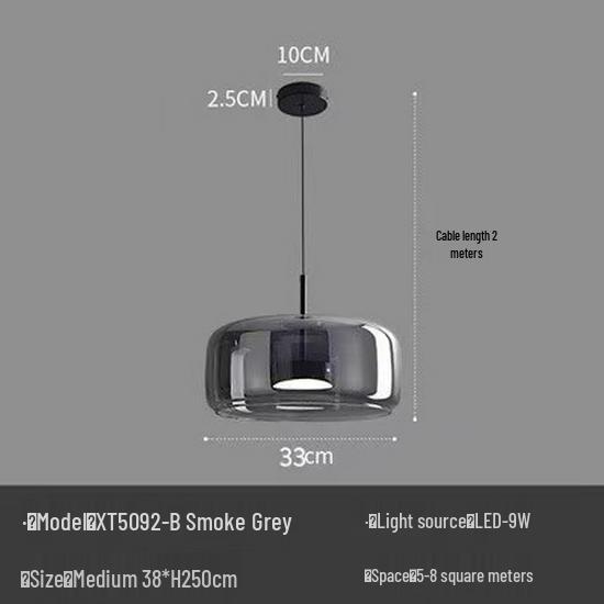 Nordic Modern Minimalist Creative Glass Chandelier for Bar, Restaurant, and Living Room Art.