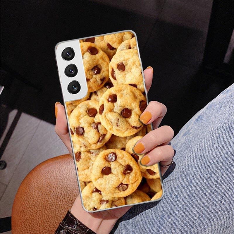 

Food Fries Beer Cheese Sushi Cookie Phone Case For Samsung Galaxy S24 S25 Edge S26 Ultra S23 S22 S21 Plus S20 FE + Personalized Samsung S21 Plus