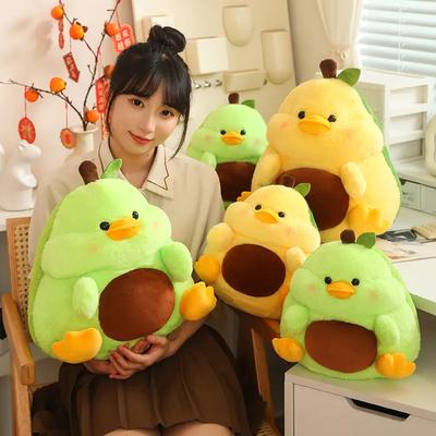 30/40cm Lustige 3D Frucht Ente Plüschpuppen Spielzeug Kissen Spaß Weich Stofftiere Cartoon Tiere Kissen Babypuppe Geburtstagsgeschenke für Freunde