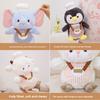 Plush Penguin Toy With Short Pile Soft Material For Bedroom Decor Gift For Children
