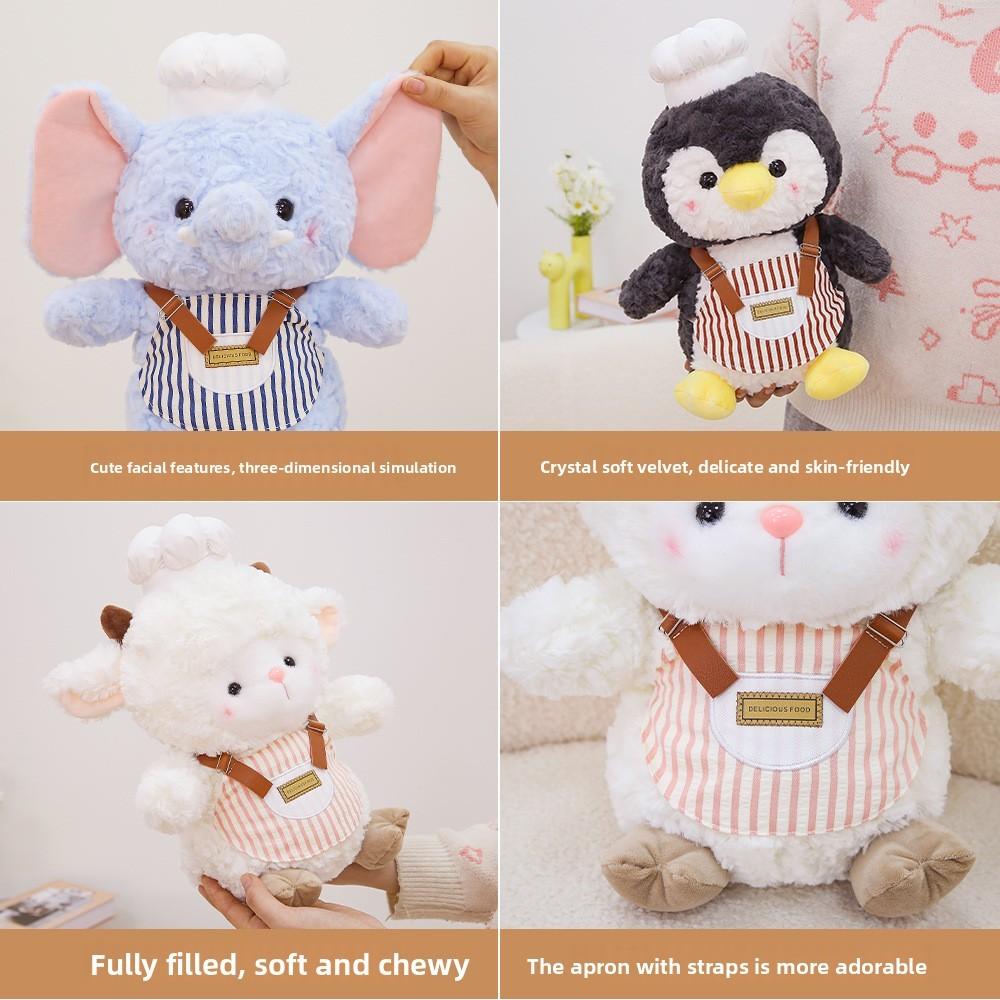 Plush Penguin Toy With Short Pile Soft Material For Bedroom Decor Gift For Children