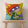 Cartoon R-Rugrats Funny Cushion Cover Decorative Pillow Sofa Home Decor Case Pillow Cases