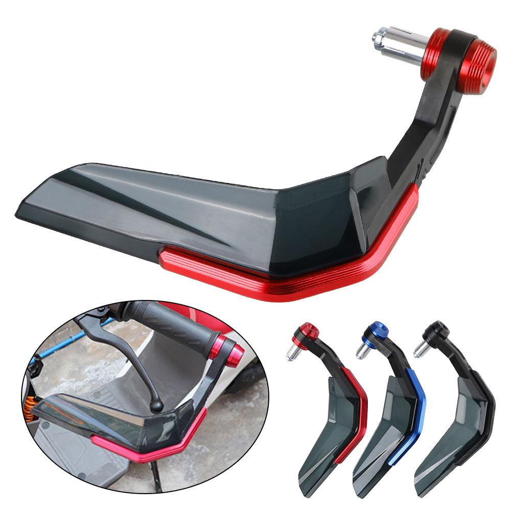 Aluminum Alloy ABS Falling Protector for Motorcycle Scooter Mountain E-Bike Handguards Motorcycle Hands Guards Windproof Handlebar End Install