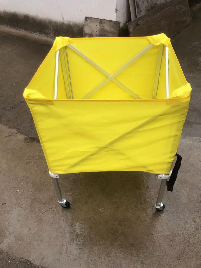 Portable Folding Ball Cart for Basketball, Football, and Volleyball Storage
