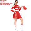 Bohemian Cheerleader Costume Set With Cotton Blend Fabric For Cosplay And Costume Parties