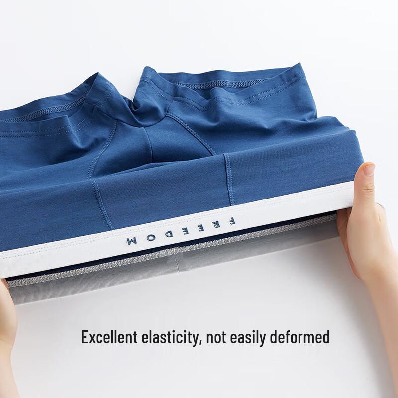 B.JOBSEN Men's Modal Breathable Boxer Briefs 2-Pack