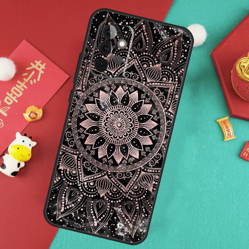 Indian Pattern Mandala Case For Samsung Galaxy A35 A55 A25 A15 A51 A71 A12 A32 A52 A13 A33 A53 A14 A34 A54 Cover