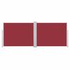 VidaXL Retractable Side Awning Red 140 X 1000 Cm