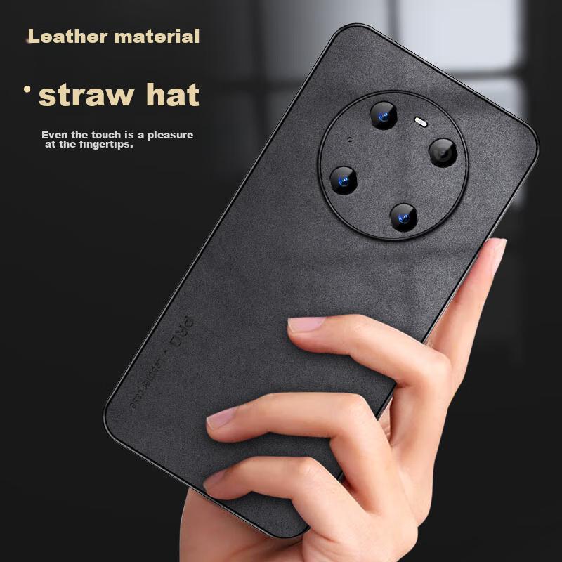 Huawei Mate40 Pro Phone Case, Mate40e Pro Protective Cover, Shockproof Lens Full Protection Soft, Simple Luxury Silicone Outer Case,n, Black