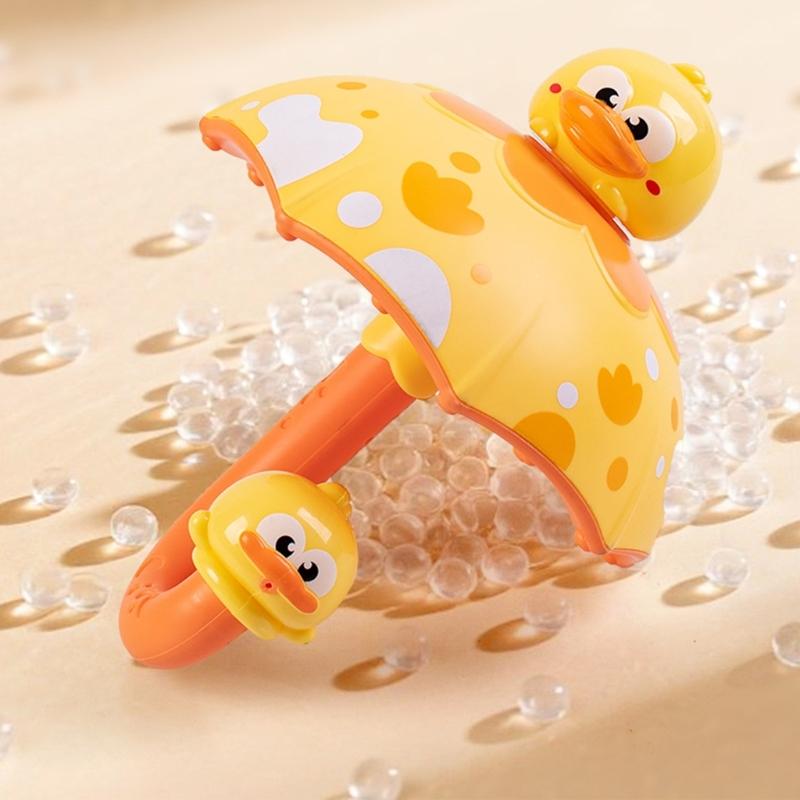 Duck Theme Shower Toy Water Sprinkler Bath Toy For Toddler Fun Bathtub Playset Bathroom Pool Baby Bathing Accessory