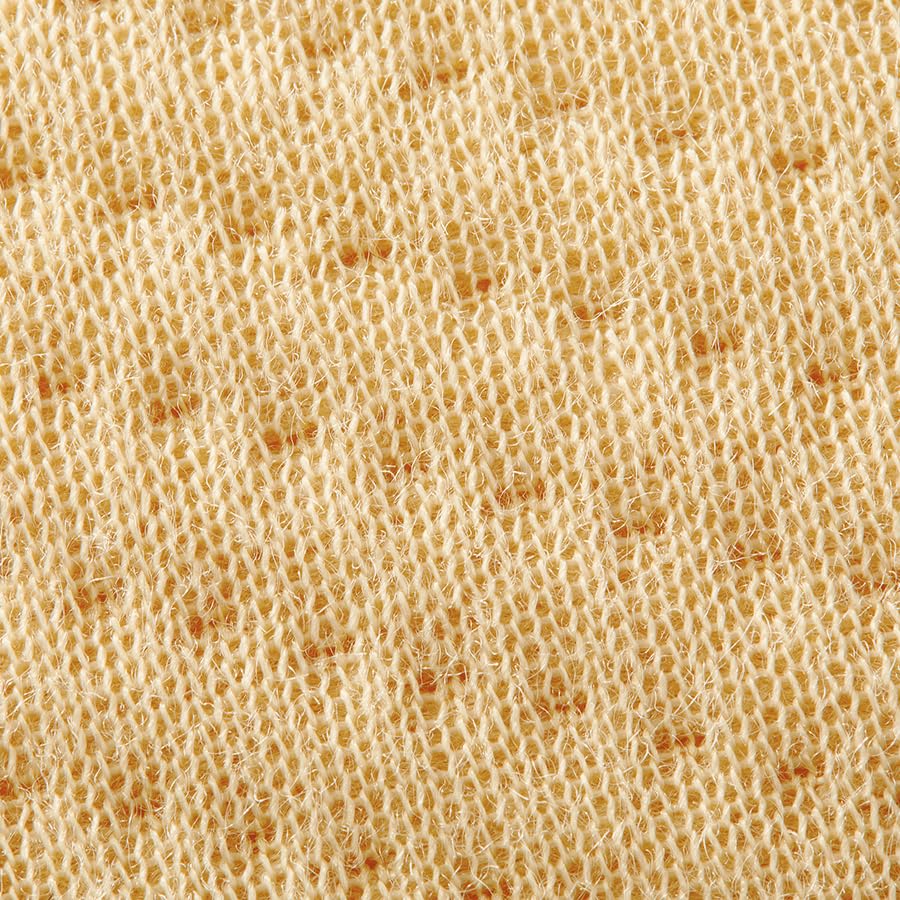 Soft molded round 40R x 6cm high low-resilience cushion, beige, approx.