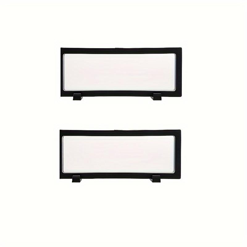 10/15 Dust Free Anti-oxidation Display Box 3D Floating Frame Jewelry Case Coins Treasure Necklaces Bracelets Display Travel Home