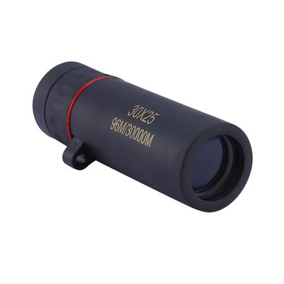 Černý monokulární dalekohled HD 30x25 Mini optický vojenský dalekohled s vysokým rozlišením