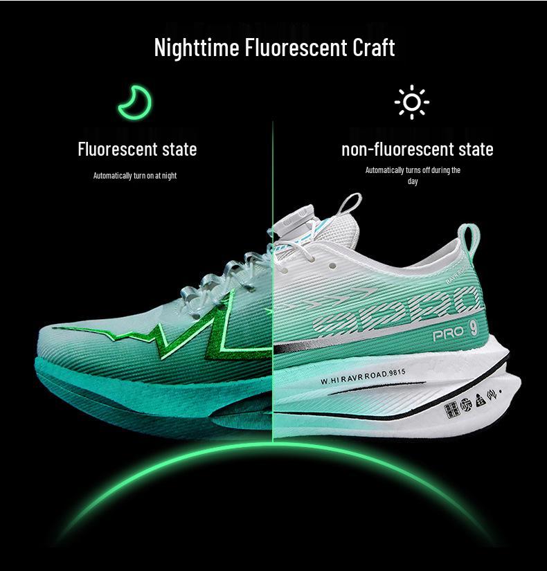 Zapatillas de Running Transpirables con Placa de Carbono Primavera 2026: Absorción de impactos juvenil para hombres y mujeres