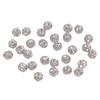 Round Spacer Beads for Jewelry Making Gold Silver Color Copper Beads Separators