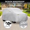X AUTOHAUX Suzuki Wagon 375x148x143cm Light Car Body with Windproof Rainy Season Strong Yellow Hail Side Nighttime Safety Easy to Put On and Take