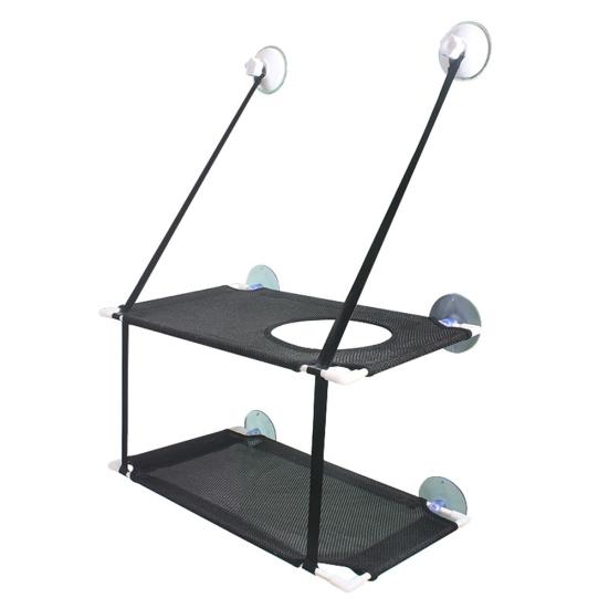 20kg Two Layers Pet Cats Basking Window Mounted Suction Cup Hanging Hammock Bed