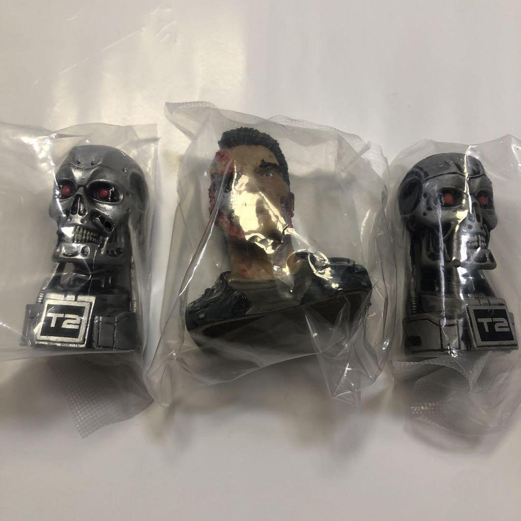 [USED] Face Terminator 2 T2 Judgment Day Figures 10 Boxes