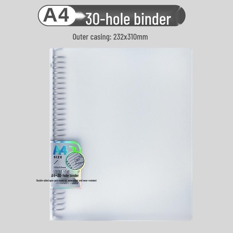 A5/B5 Detachable PP Student Notebook, Loose-leaf Multi-hole Binder