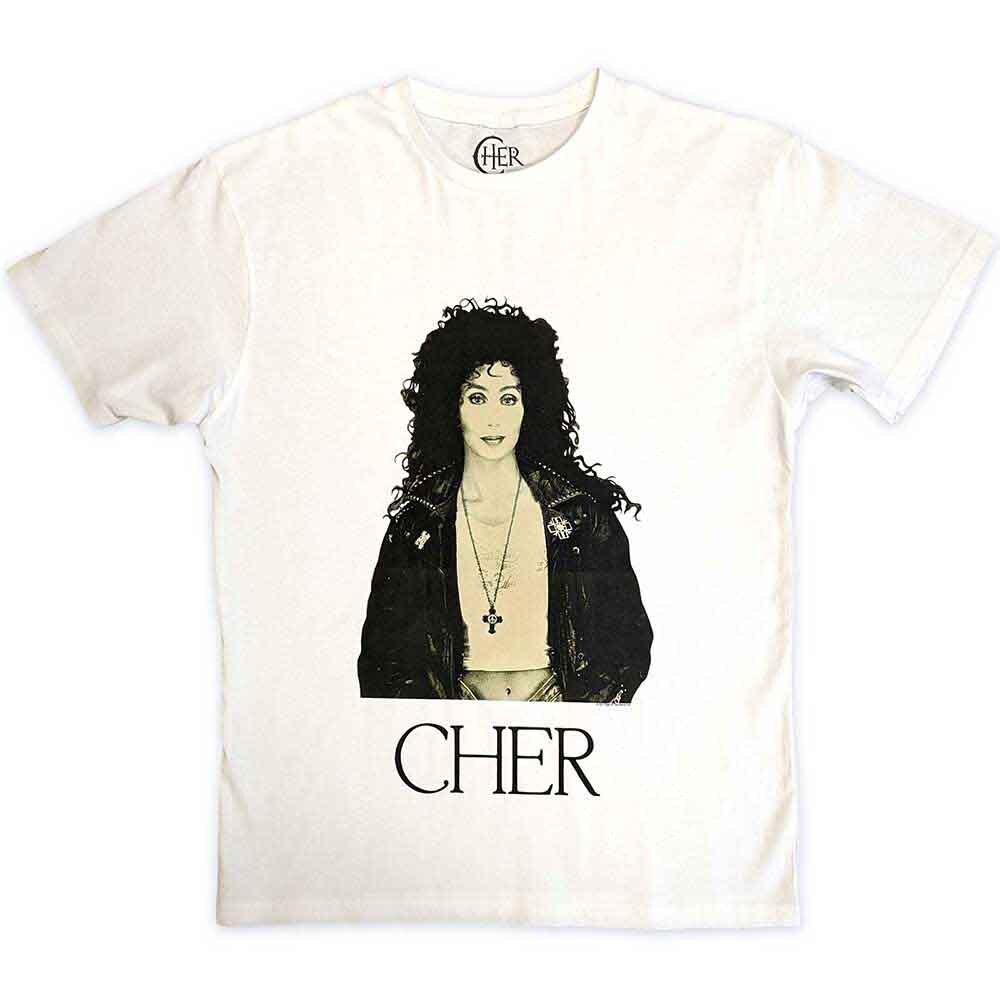 Cher Unisex T-Shirt: Leather Jacket (XX-Large) 3XL