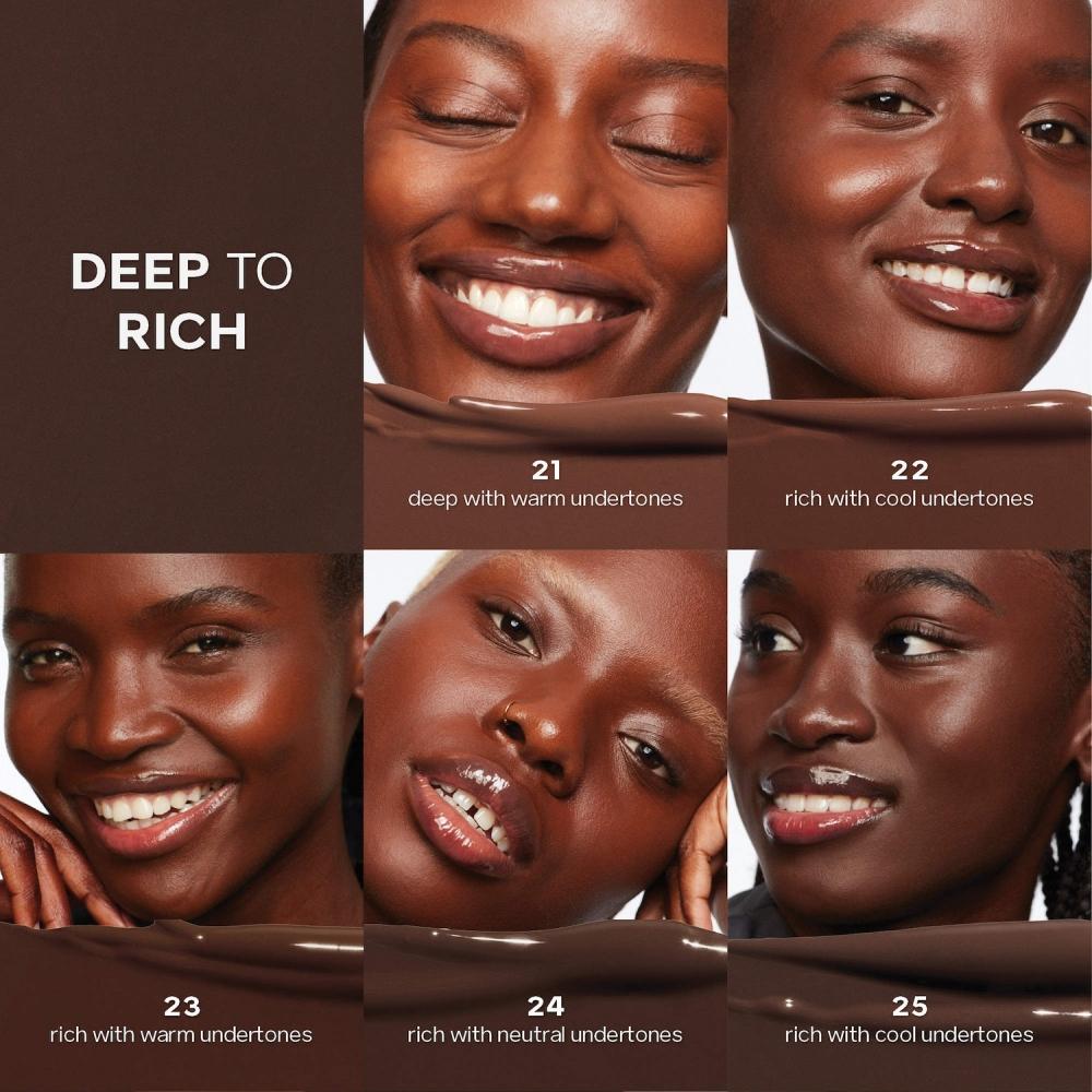 Saie Slip Tint Radiant All Over Concealer With Niacinamide 0.17 Oz 21 Deep With Warm Undertones