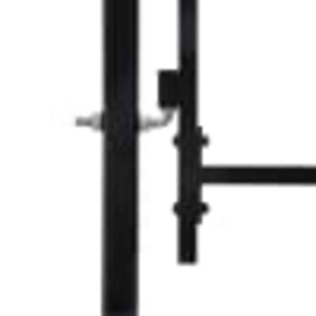 Gartentor Woerden mit Doppelblatt und Speerspitzen-Design 299,5 x 149,5 cm