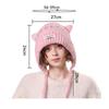 Autumn Winter Cartoon Cat Ears Knitted Hat for Women's Outdoor Wool Hat