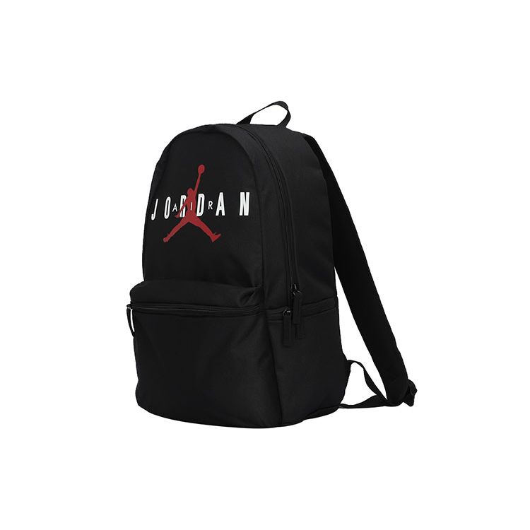 Jordan Haddad Brands Air Logo Polyester Fabric Backpack Unisex Backpack Black JD2123005GS-001 Black