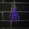 Yousheng Skeleton Hand Keychain, with Hanging Chain 3D Printed Ornament, Movable Joint Design Skull Palm Stress Relief Toy for Halloween