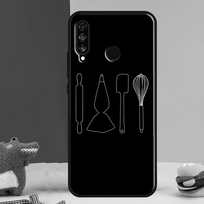 Cozinhar Cozinheiro Chefe Para Huawei Nova 9 10 SE 12i 12s 11i 5T Y91 Y90 Y60 Y70 Y72 Y61 P60 Pro P20 P30 P40 Lite Capa