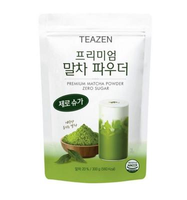 Teazen Premium Matcha pulber ilma suhkruta 300g – Autentne Korea roheline tee