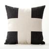 England Geometric Black Cushion Geometry Stripe Pillow Covers Decorative Home Decor Pillowcase