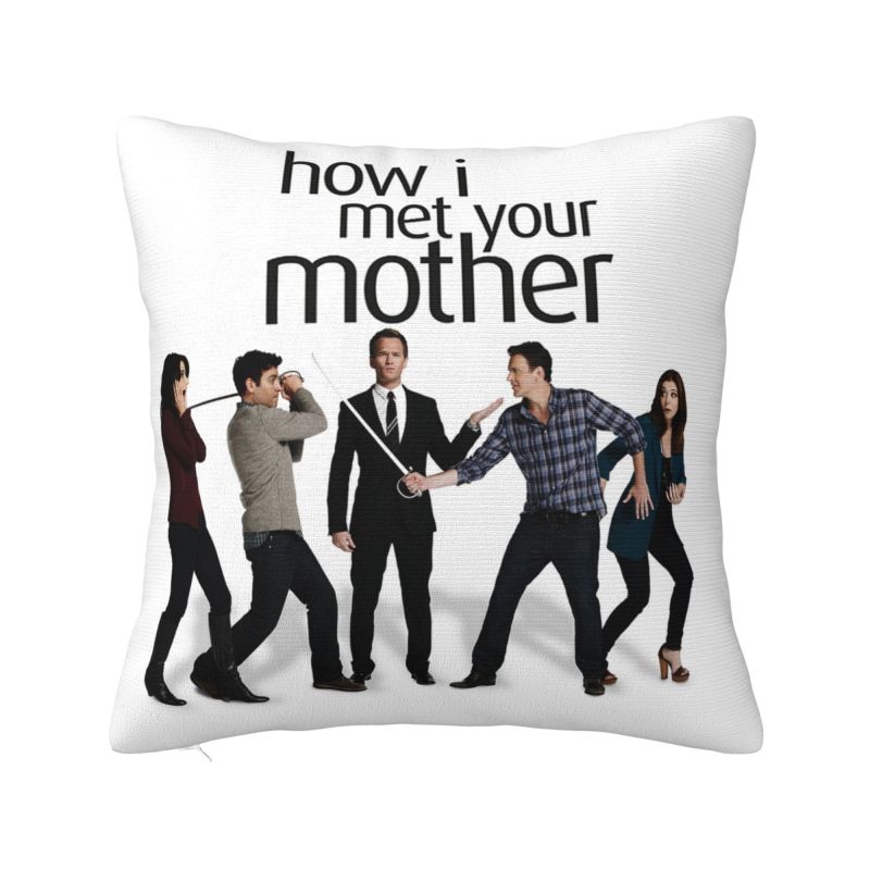 Custom Modern How I Met Your Mother Cushion Cover Soft TV Show Throw Pillow Case Bedroom Decoration