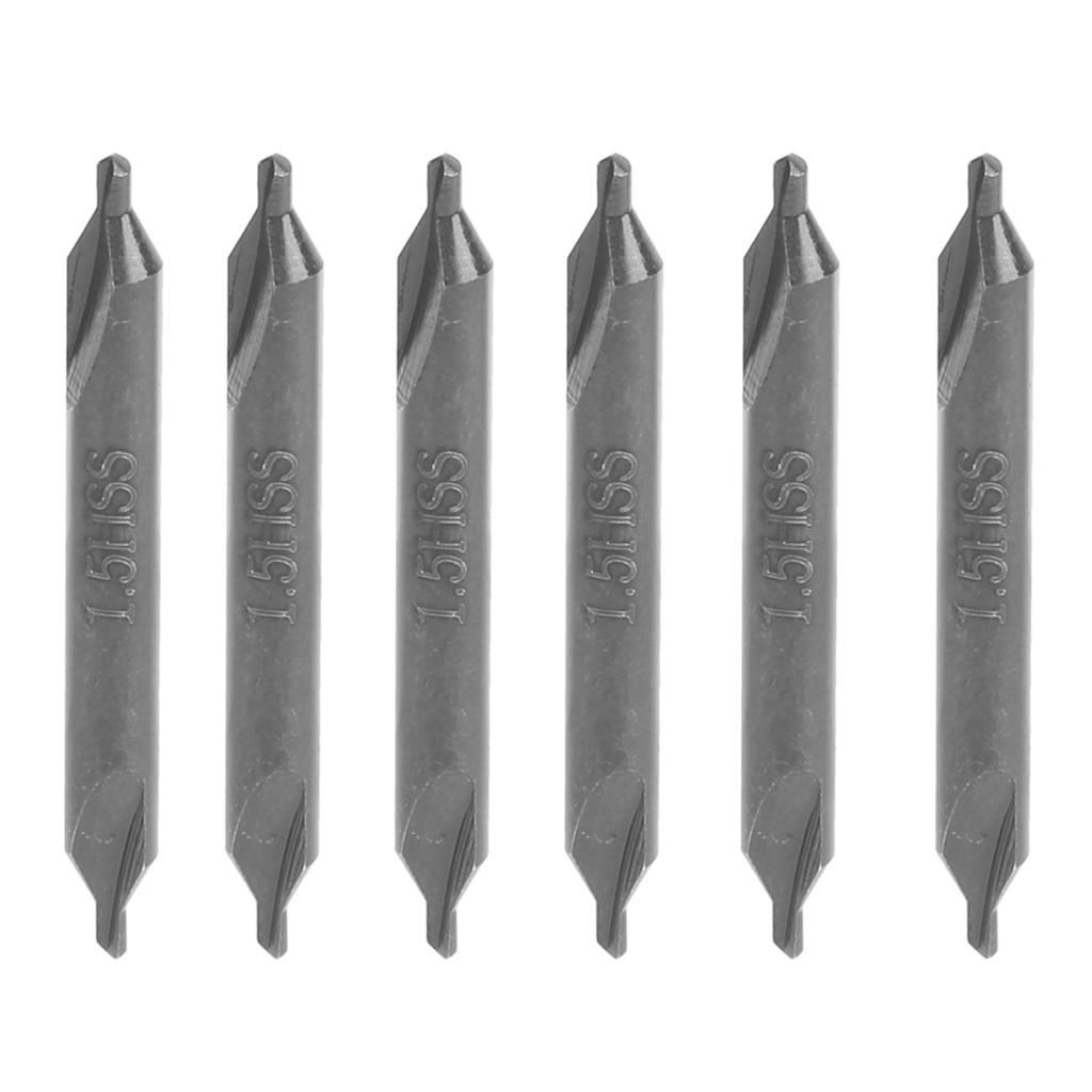 10Pcs Center Drill Bit HSS AType for Die Stainless Steel AllGround Spiral Positioning 1.5mm