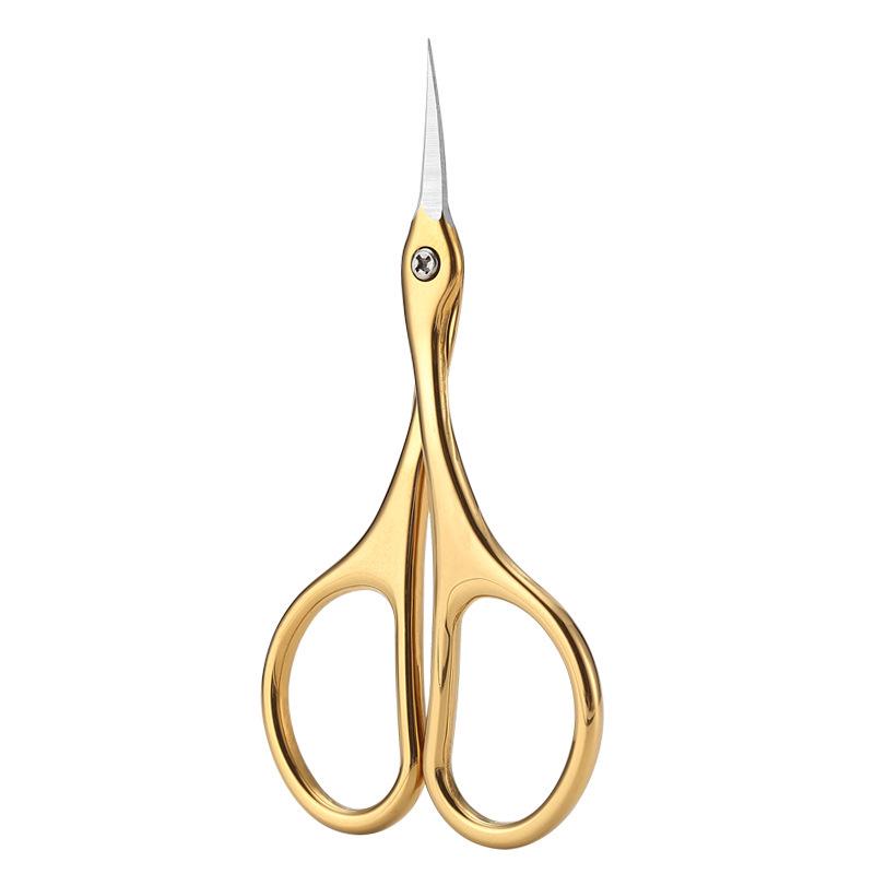 Ukrainian-Russian Swan Shaped Frosted Dead Skin Nippers - Front-End Manicure Cuticle Scissors
