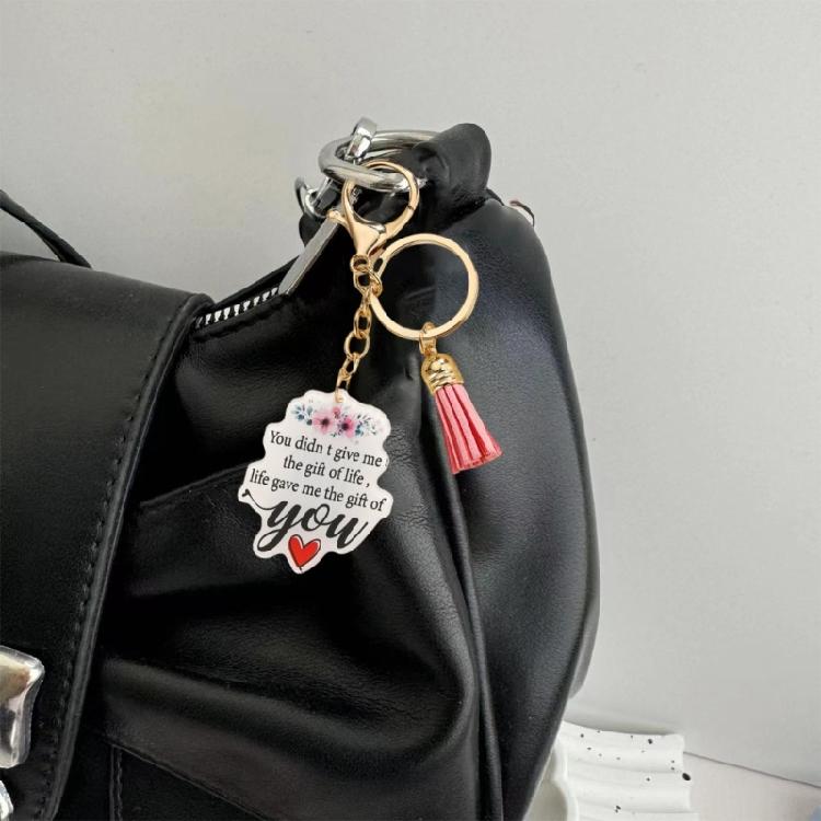 Mother's Day Pendant Keychain Backpacks Charm Key Holder Handbag Charm for Purses Backpacks Keyring Decoration