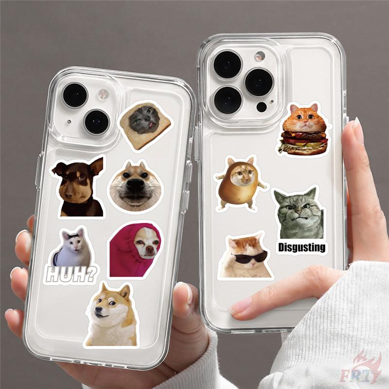 500Pcs/Roll Kuso Funny Animal Emoji - Cat & Dog Kids Rewards Stickers - DIY Scrapbooks Album Decor Sealing Label Decals
