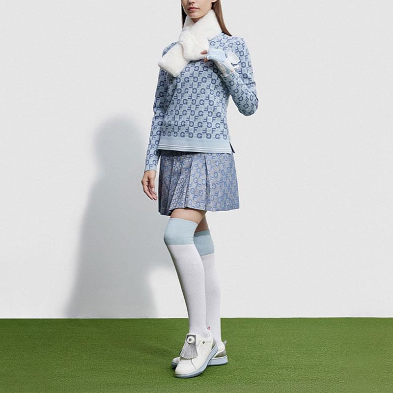 New FILA Golf Series Knitwear Women's All Over Print A11W345402F-ZB