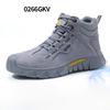 High-Top Insulated Safety Shoes with Plastic Toe