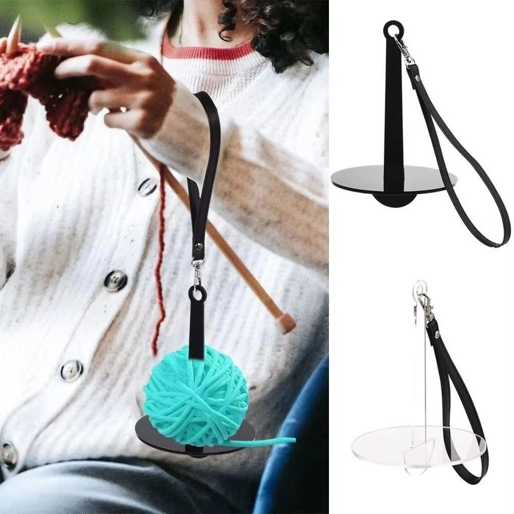 

Portable Wrist Yarn Holder with Wrist Strap DIY Sewing Thread Spool Craft Organizer