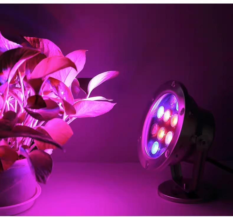 LED Underwater Pool & Pond Light: Colorful Waterproof Spotlight for Swimming Pools, Fountains, and Water Features