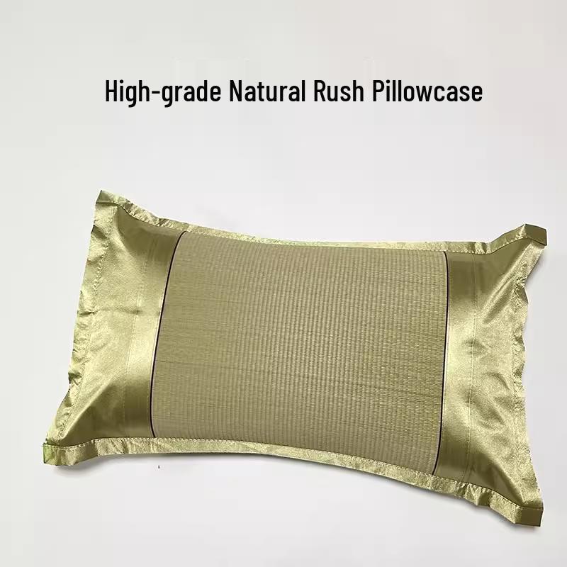Orchid Grass Cooling Pillow Mat with Free Shipping - Summer Straw Mat, Pillowcase, and Cushion Tie Band