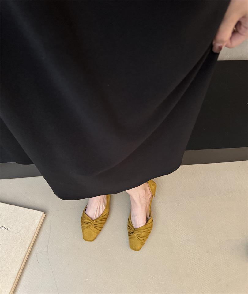 

2025 round head Mary Jane shoes college style soft-soled ballet single shoes women s retro Mori late evening wind one-word buckle belt 39