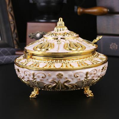 Middle East Arabian Tulip Flip Sugar Jar European Large Sugar Gu Light Luxury Seasoning Jar Kitchen Seasoning Storage Jar