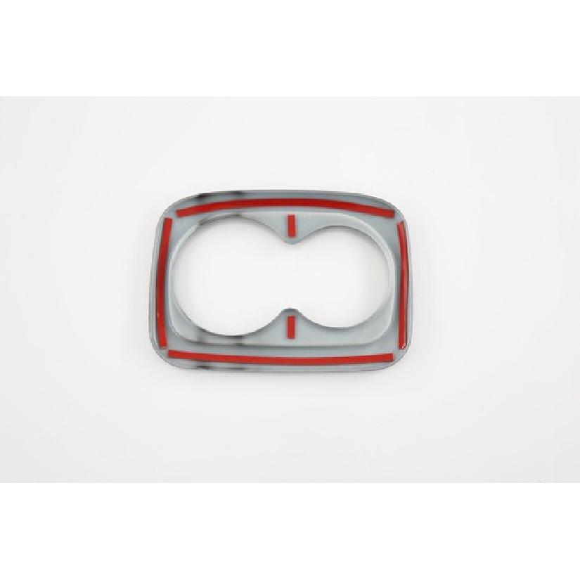 Carbon Fiber Rear Water Cup Holder Cover Trim For - Honda Civic Sedan