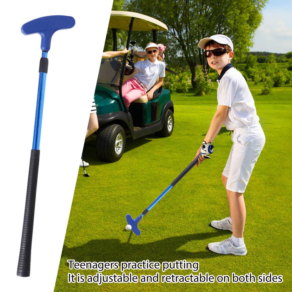 Double-sided Retractable Adjustable Golf Putter With Graduations (Junior Practice Model)