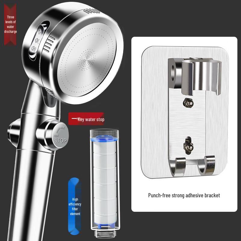 Zhuangluhua High-Pressure Shower Head Set